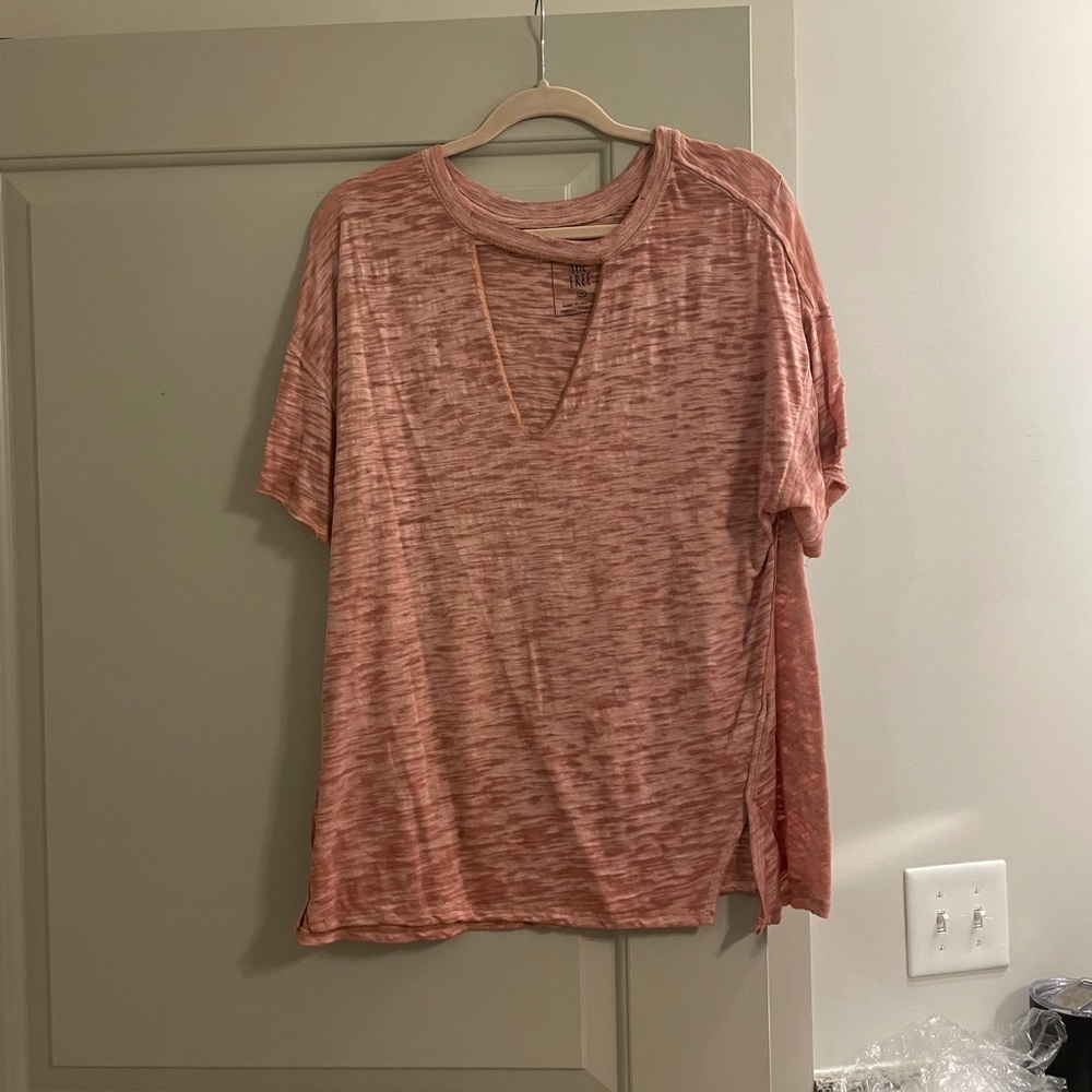 Free people shirt- maroon